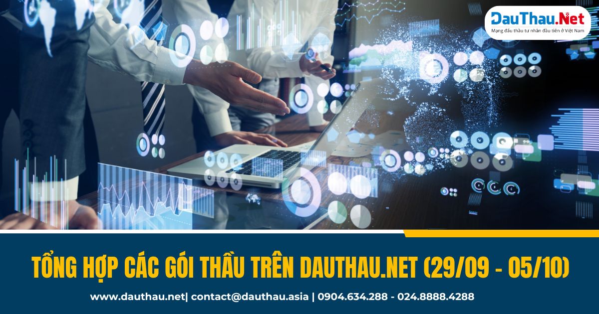 tổng hợp gói thầu trên dauthau net