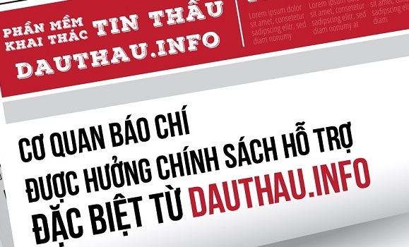 ICTVietNam: DauThau.INFO cung cấp thông tin, dữ liệu cho báo...