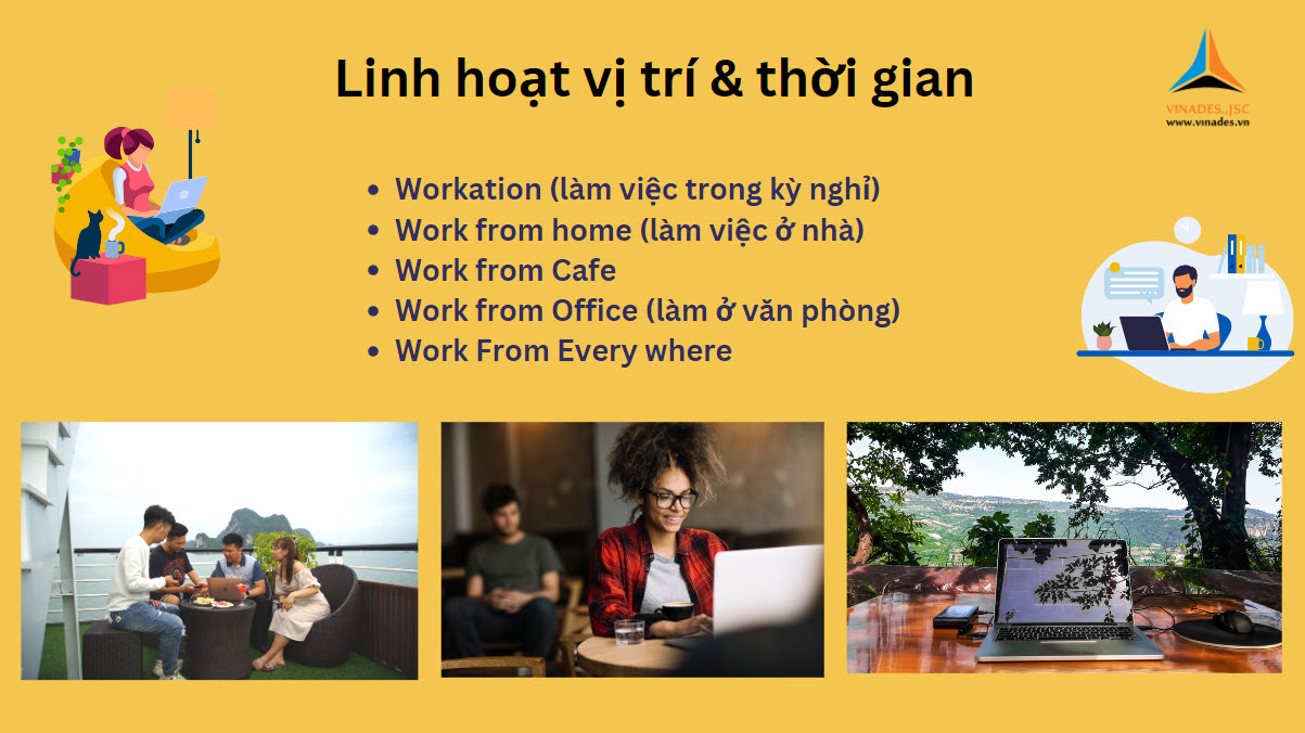 hình thức làm việc online