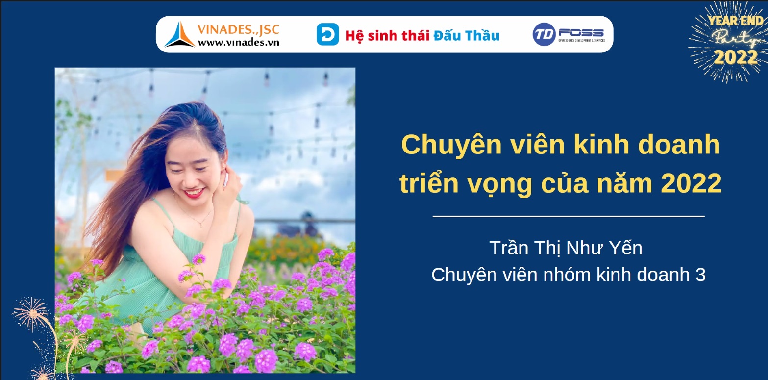 Trần như yến nhân viên sale triển vọng của năm