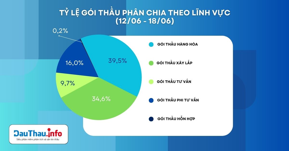 tỷ lệ gói thầu theo lĩnh vực (2)
