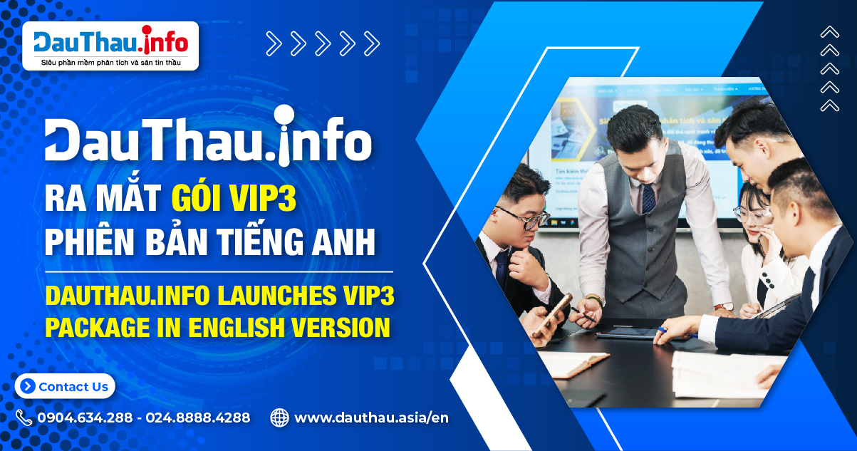 Ra mắt gói VIP3 phiên bản tiếng Anh