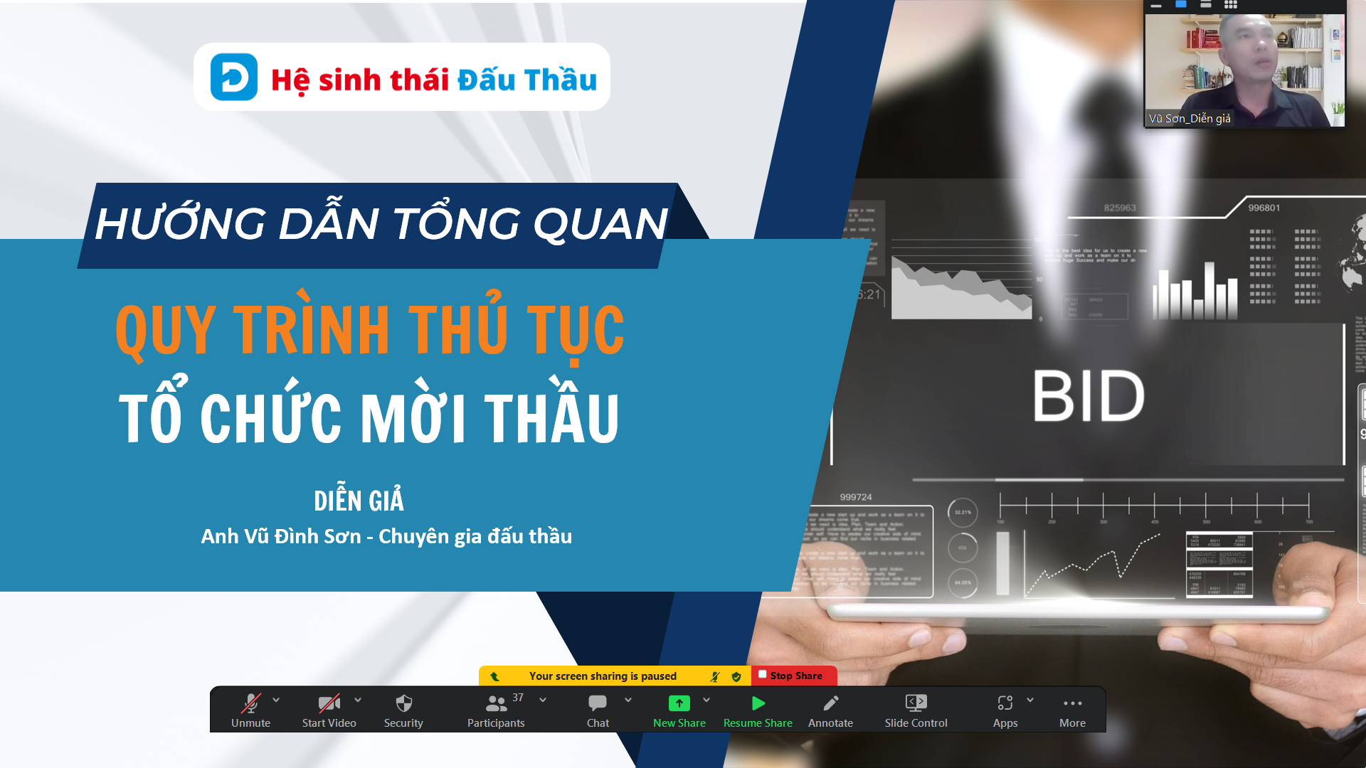 meeting đào tạo đấu thầu