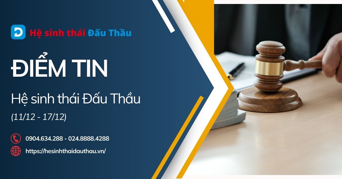 Điểm tin Hệ sinh thái Đầu Thầu 11/12 - 17/12: Ra mắt gói phần mềm X1 phiên bản tiếng Anh trên DauThau.info