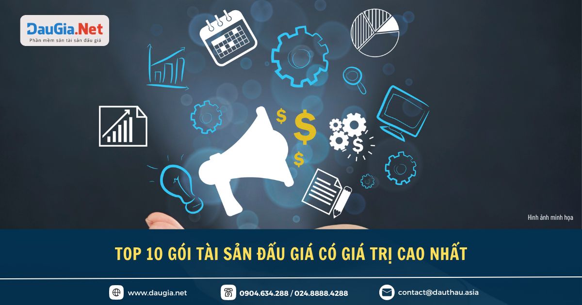 Điểm tin về phần mềm săn tài sản đấu giá DauGia Net