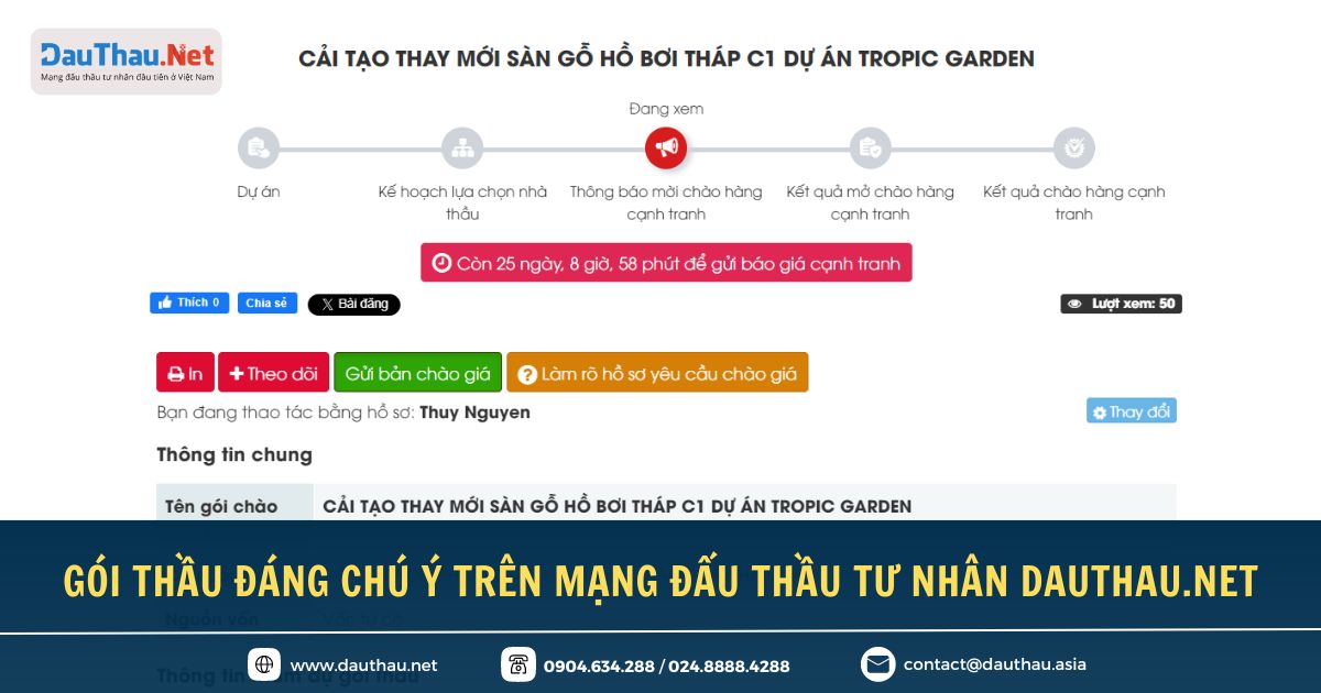 Điểm tin Hệ sinh thái Đấu Thầu (2)
