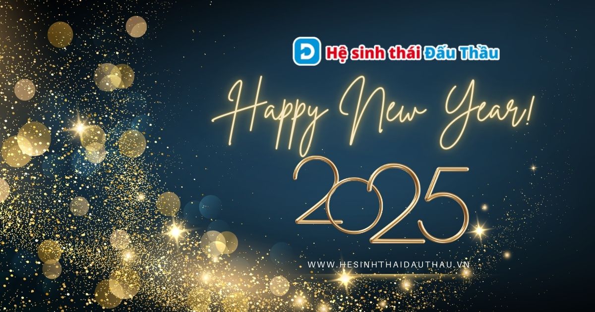 Hệ sinh thái Đấu Thầu thông báo lịch làm việc Tết Dương lịch 2025