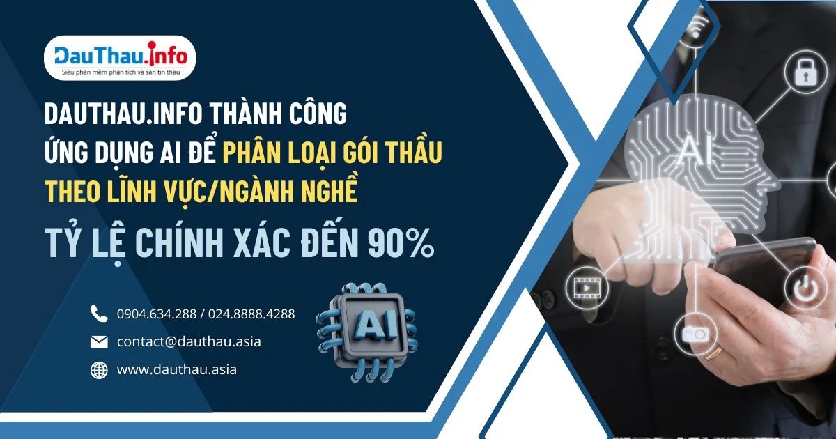 ra mat tinh nang phan loai tu dong goi thau theo danh muc nganh nghe